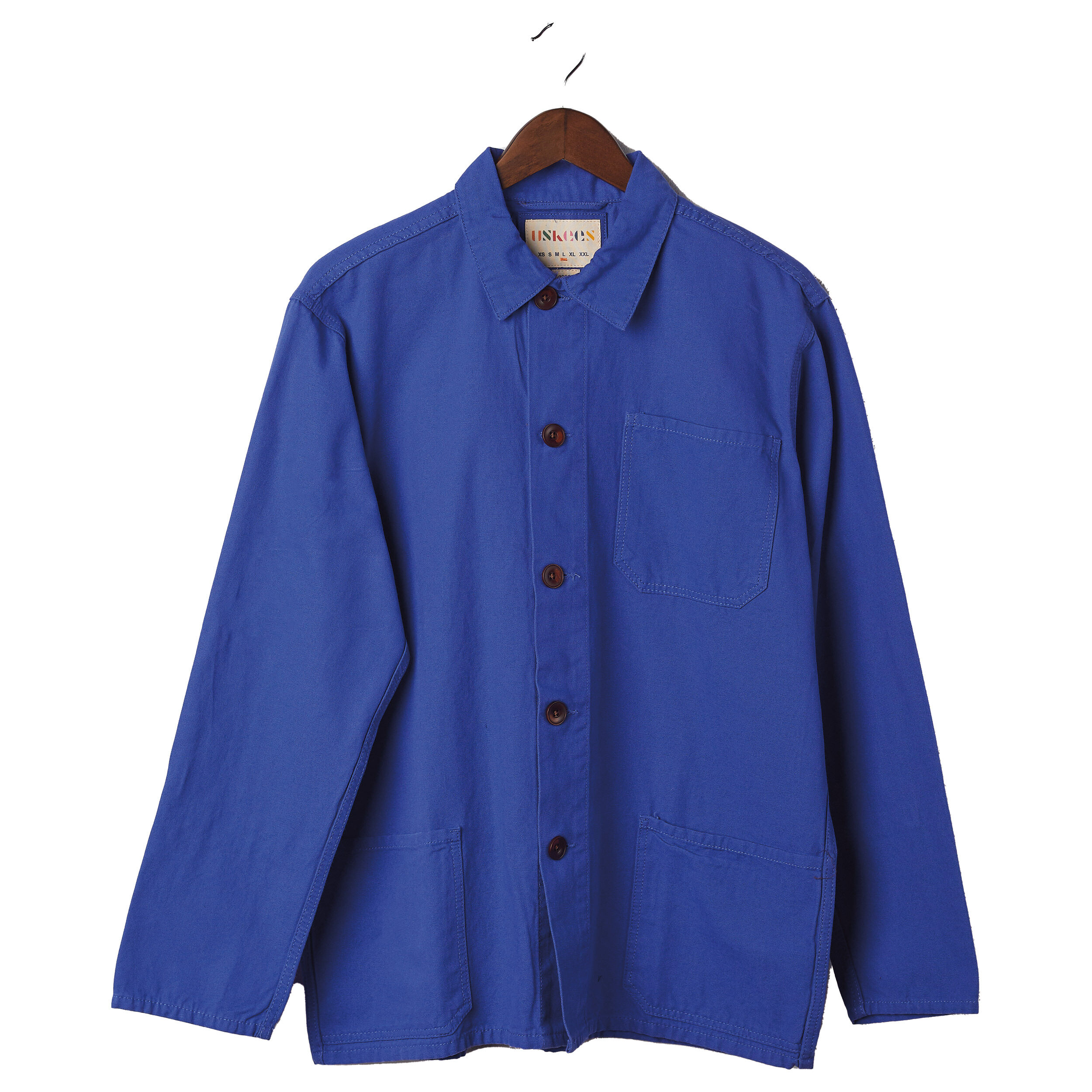 Blue overshirt mens best sale